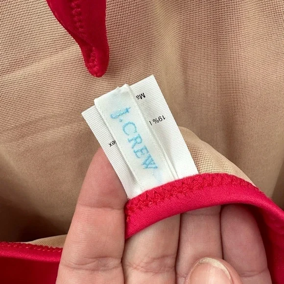 J CREW tie neck one piece swimsuit. X-LARGE - Picture 5 of 7